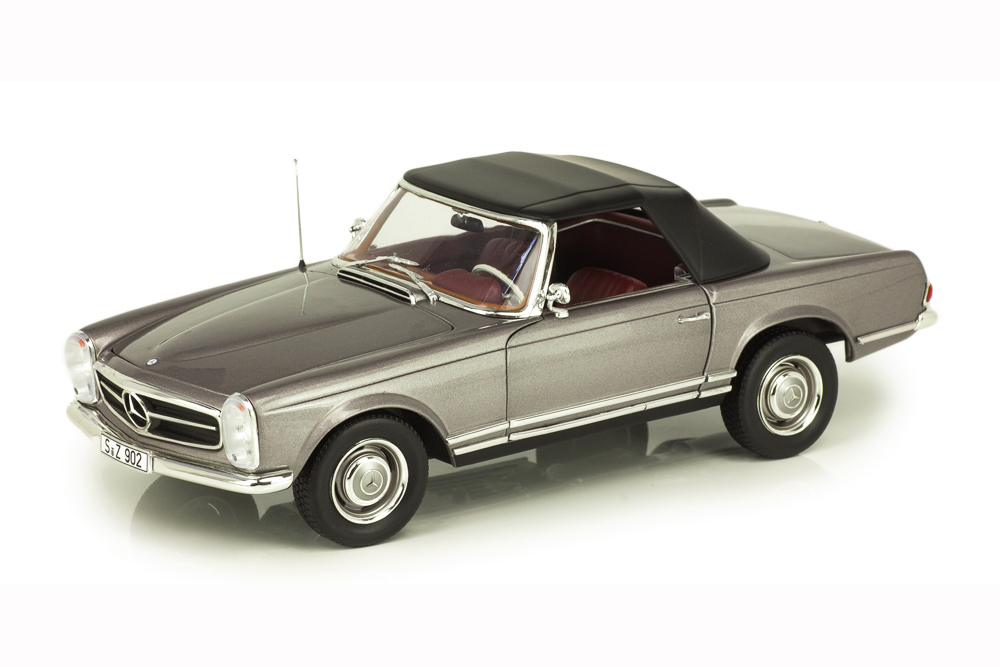 MERCEDES-BENZ 230SL CABRIOLET (W113) 1963 ANTHRACITE METALLIC