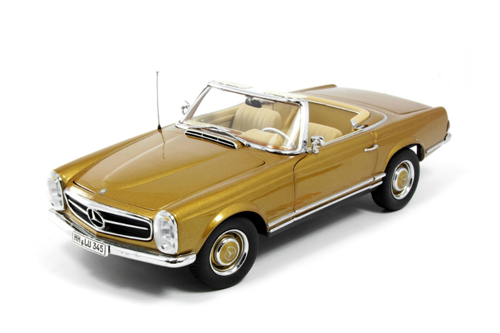 MERCEDES W113 230 SL PAGODA 1963 GOLDEN METALLIC