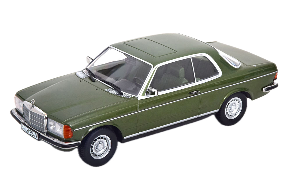 MERCEDES 280CE C123 COUPE 1980 DARK GREEN METALLIC