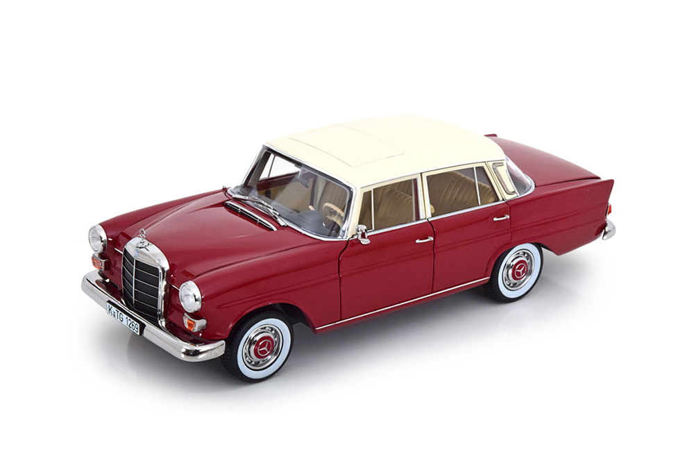 MERCEDES 200 W110 SALOON 1966 RED CREME