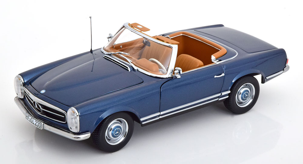 MERCEDES 230 SL PAGODE WITH REMOVABLE SOFTTOP 1963 BLUEMETALLIC