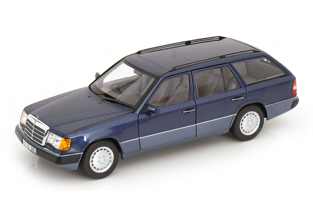 MERCEDES 300D S124 ESTATE 1990 BLUE METALLIC LIMITED EDITION 1000 PCS.