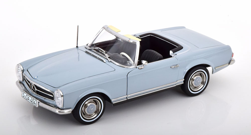 MERCEDES W113 230 SL CONVERTIBLE WITH REMOVABLE SOFTTOP 1963 LIGHT GREY