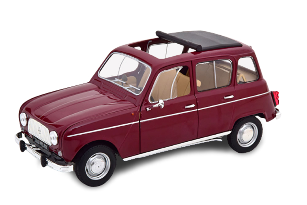 RENAULT 4L 1966 DARK RED