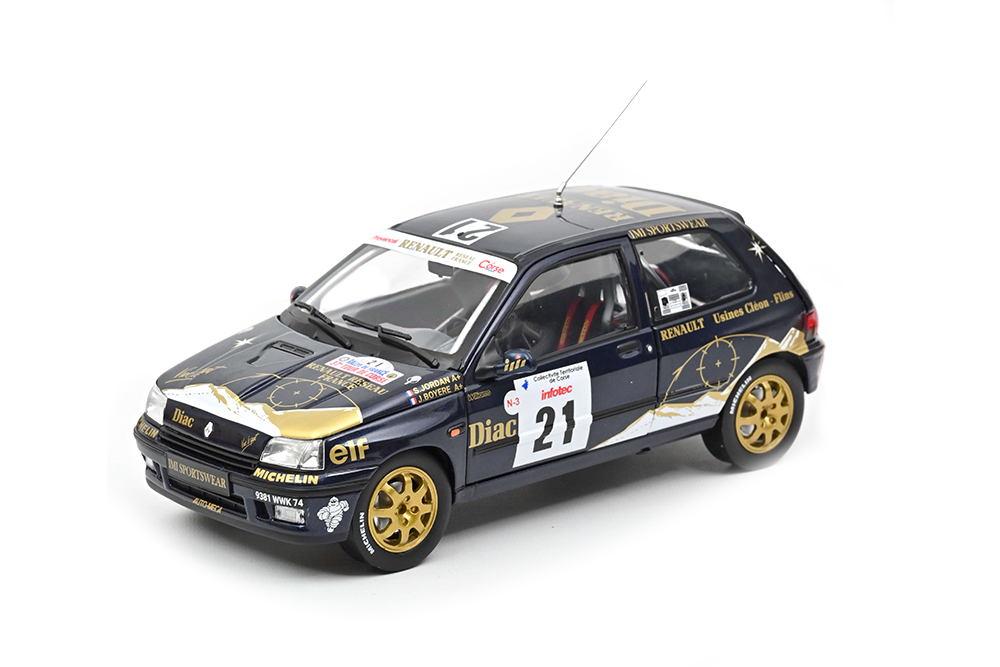RENAULT CLIO WILLIAMS #21 SOCIETE DIAC JORDAN - BOYERE RALLY TOUR DE CORSE 1993 / РЕНО КЛИО