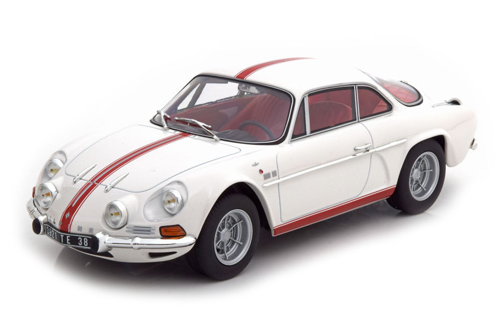 RENAULT ALPINE A110 1600S 1971 WHITE WITH RED