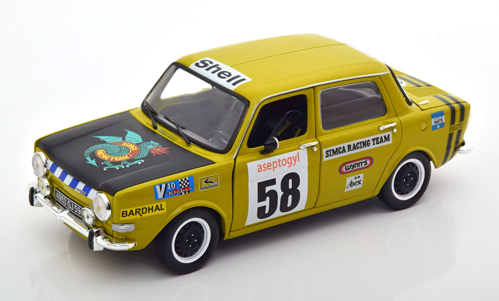 SIMCA 1000 RALLYE 2 NO 58 SRT 1973
