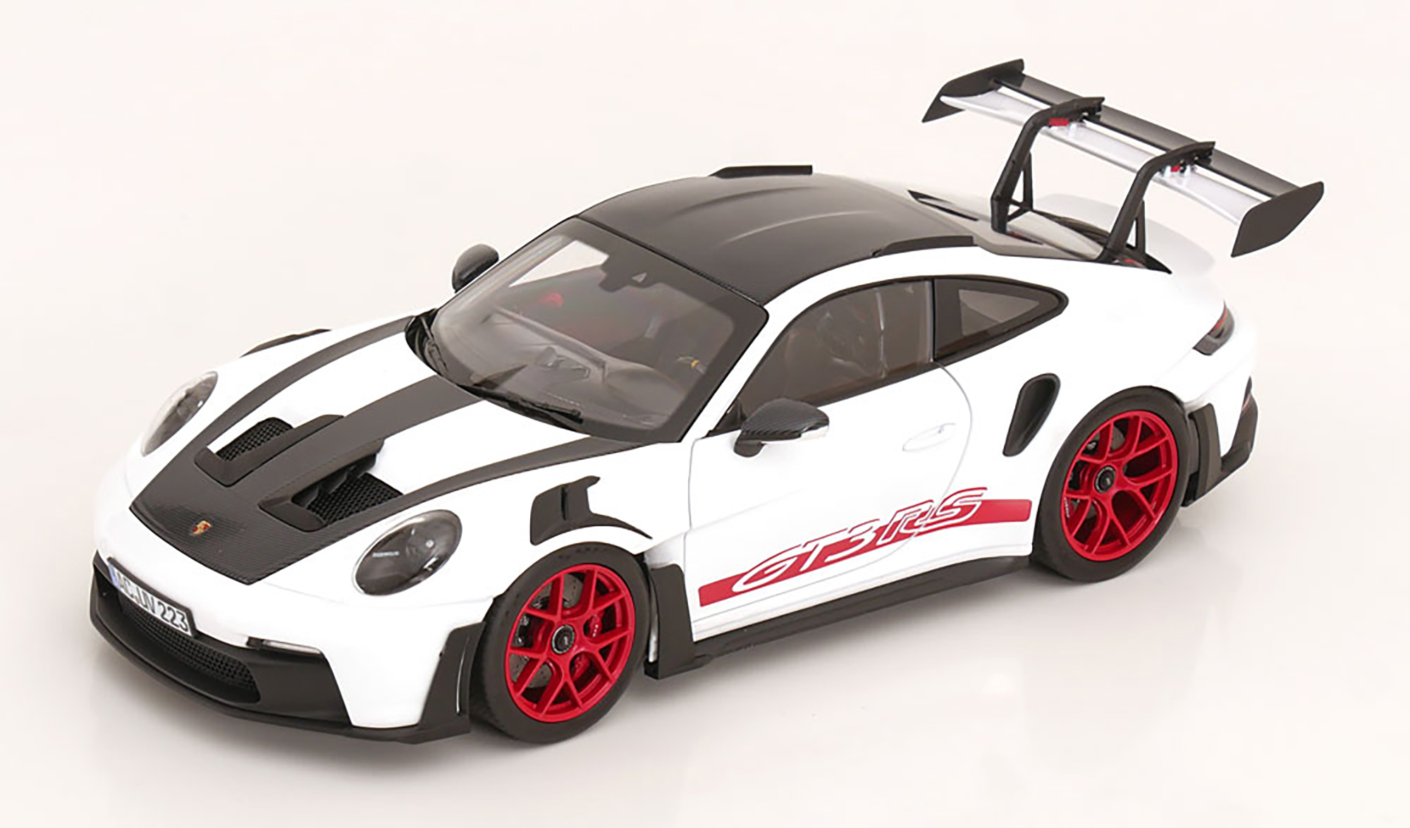 PORSCHE 911 (992) GT3 RS WHITEACH PACKAGE 2022 WHITE / RED / ПОРШЕ 911 992 ГТ3 RS ВХИТИЧ ПАКЕТ БЕЛЫЙ КРАСНЫЙ