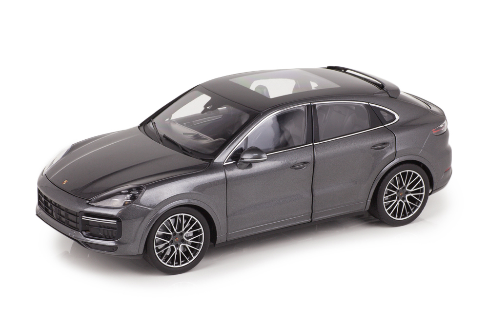 PORSCHE CAYENNE COUPE TURBO 2019 DARK GREY METALLIC