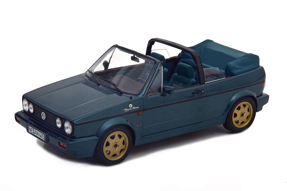 VW GOLF I CABRIOLET ETIENNE AIGNER 1990 GREEN METALLIC
