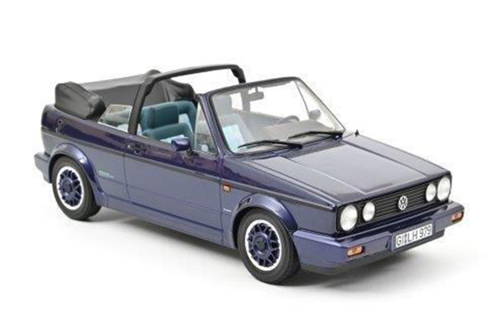 VW GOLF I CABRIOLET COAST 1991 PURPLE METALLIC