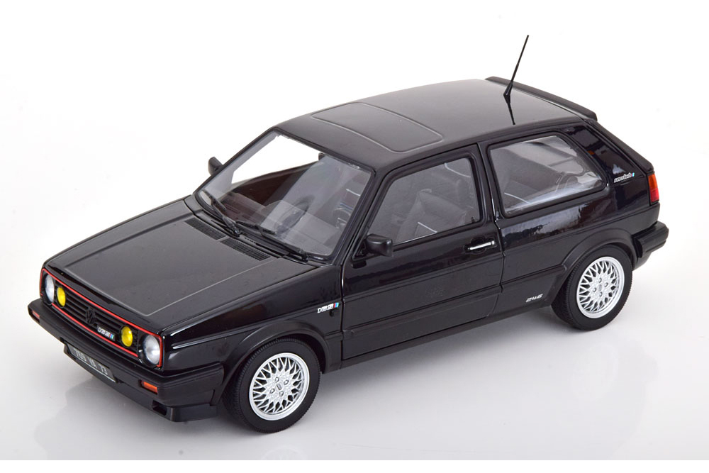 VW VOLKSWAGEN GOLF MK2 GTI MATCH 1989 BLACK METALLIC