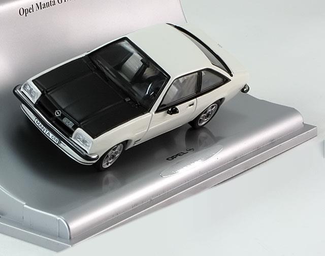 OPEL MANTA GT E 1975-1988 WHITE BLACK