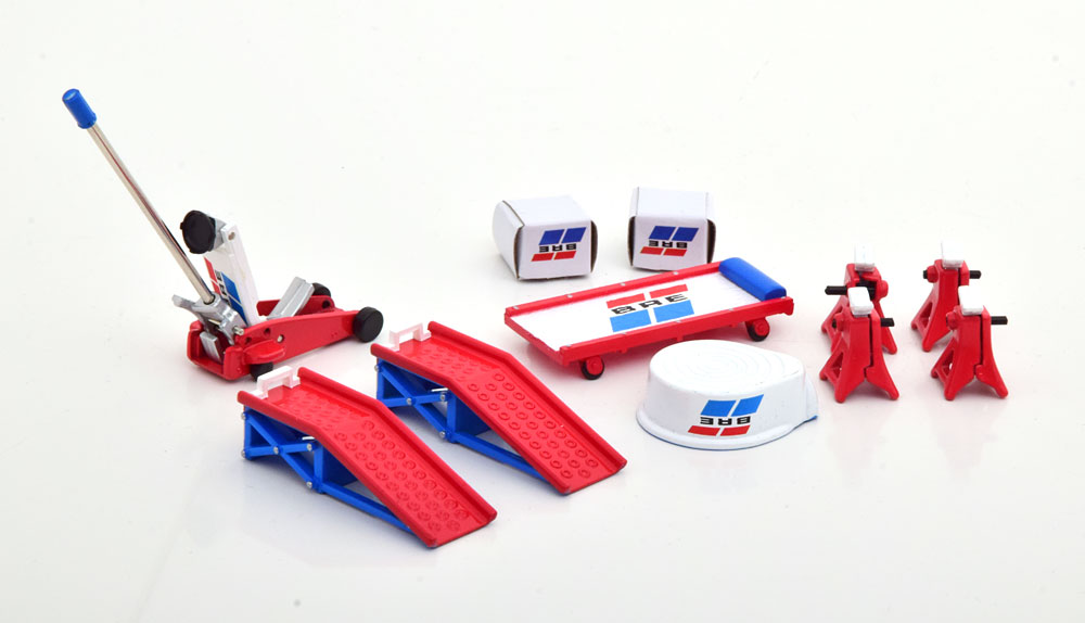 НАБОР АКСЕССУАРОВ 2 BROCK RACING ENTERPRISES BRE RED WHITE BLUE