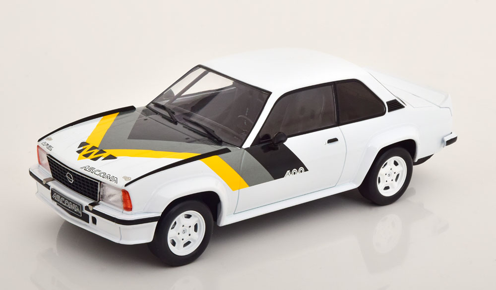 OPEL ASCONA B 400 1982 WHITE YELLOW GREY BLACK