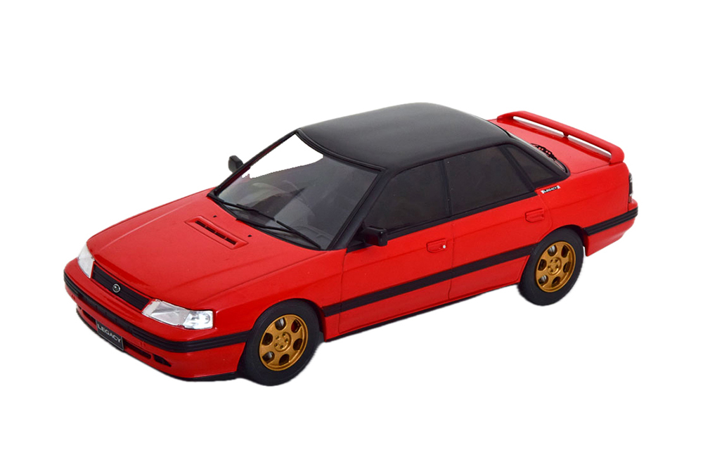 SUBARU LEGACY RS 1991 RED BLACK