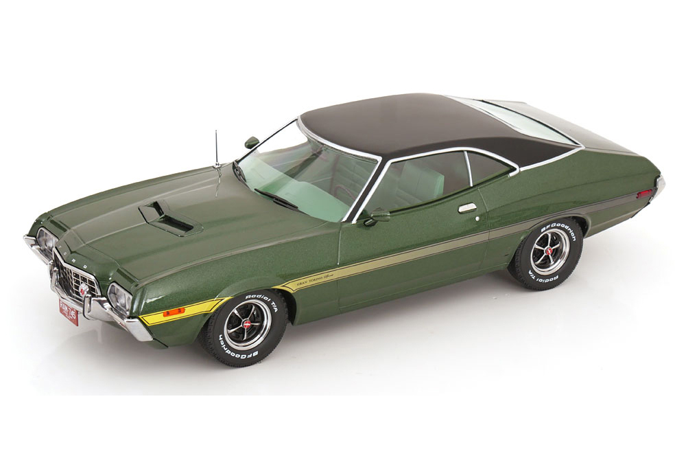 FORD GRAN TORINO 1972 DARK GREEN METALLIC (ИЗ К/Ф "ГРАН ТОРИНО")