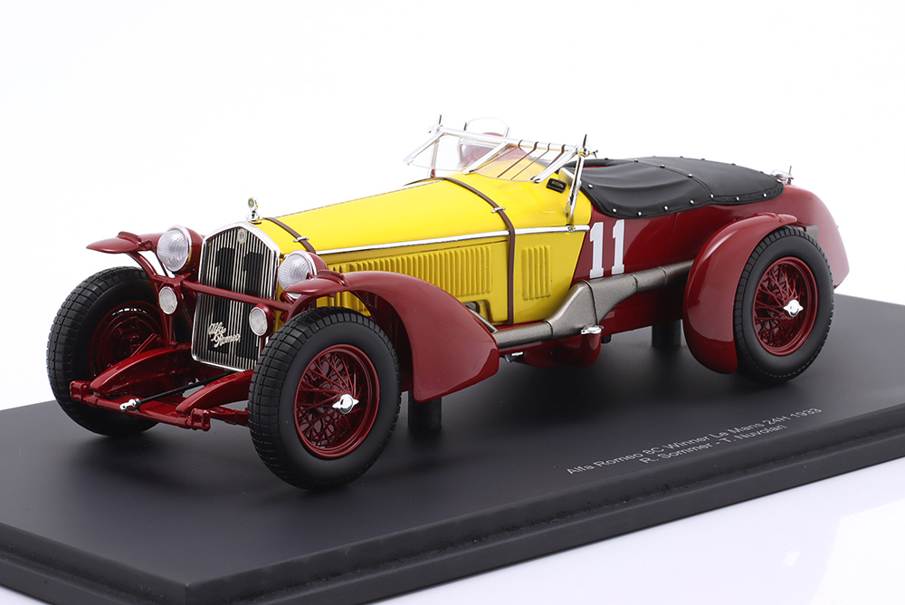 ALFA ROMEO 8C 2300 #11 WINNER 24H LEMANS 1933 NUVOLARI, SOMMER