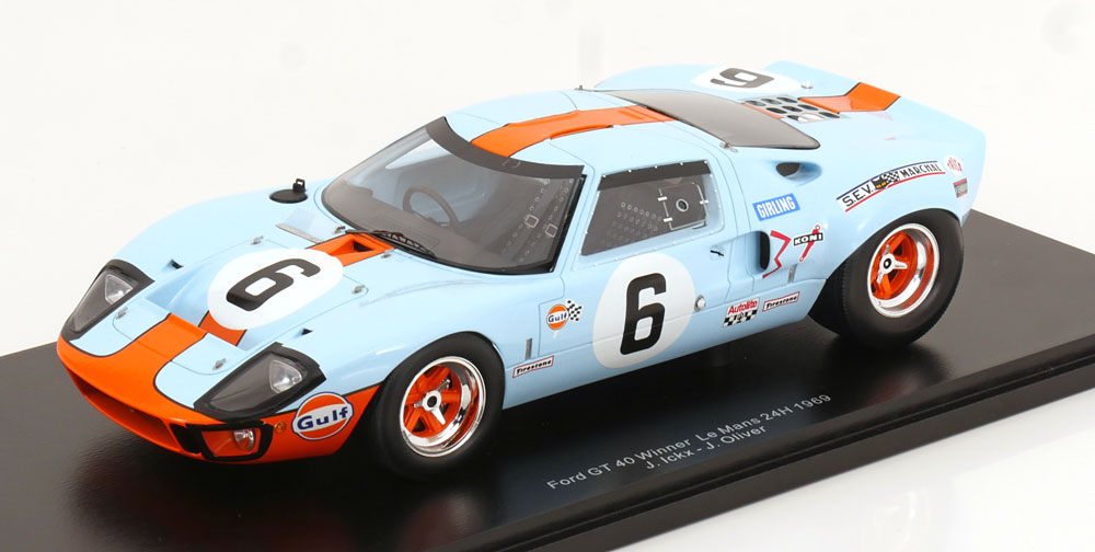 FORD GT40 WINNER 24H LE MANS 1969 GULF