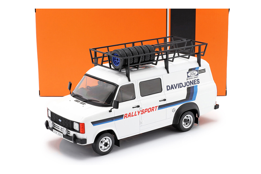 FORD TRANSIT MKII DAVID JONES RALLYSPORT 1979 | FORD TRANSIT MKII ТЕХНИЧКА С БАГАЖНИКОМ И КОЛЕСАМИ НА КРЫШЕ