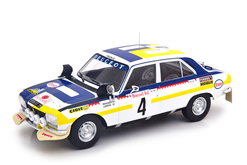 PEUGEOT 504 TI #4 MAEKINEN/LIDDON RALLY MAROKKO 1975