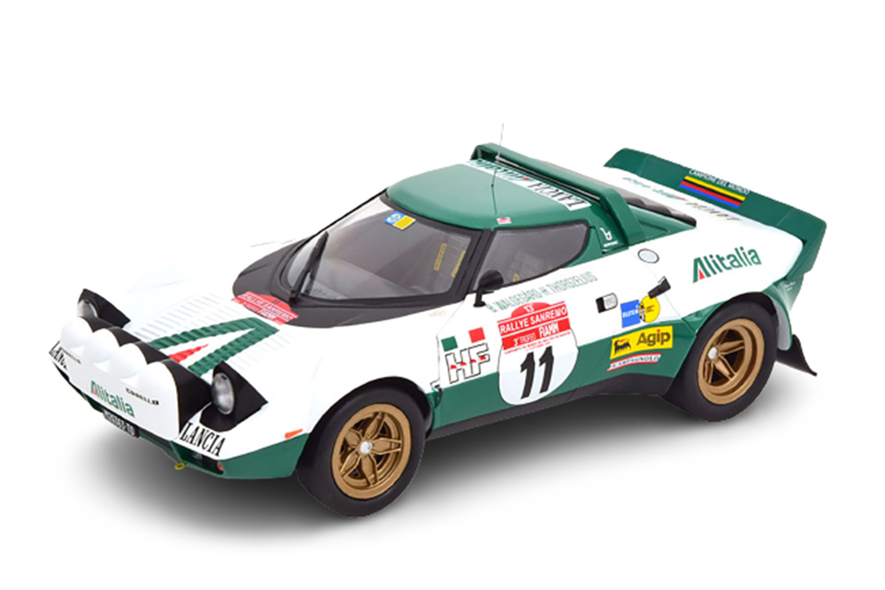 LANCIA STRATOS HF #11 ALITALIA WALDEGARD/THORSZELIUS ПОБЕДИТЕЛЬ RALLY SAN REMO 1975