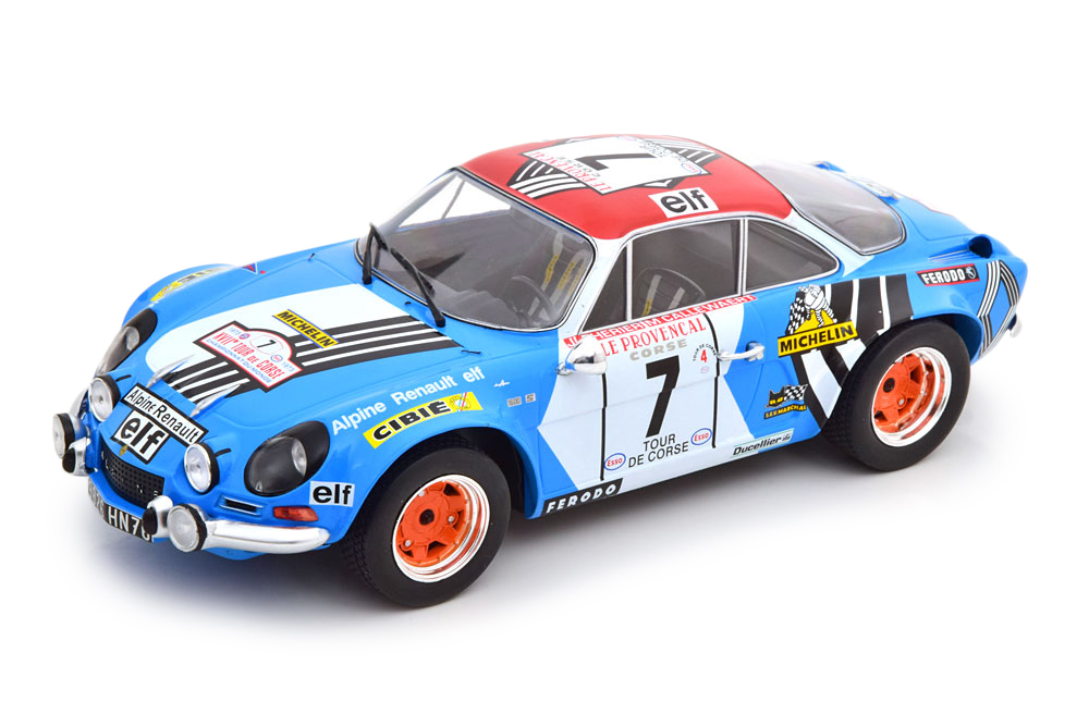 RENAULT ALPINE A110 #7 THERIER/CALLEWAERT 3-TH TOUR DE COURSE 1973