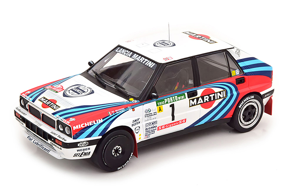 LANCIA DELTA INTEGRALE 16V #1 MARTINI BIASION/SIVIERO ПОБЕДИТЕЛЬ RALLY PORTUGAL 1990