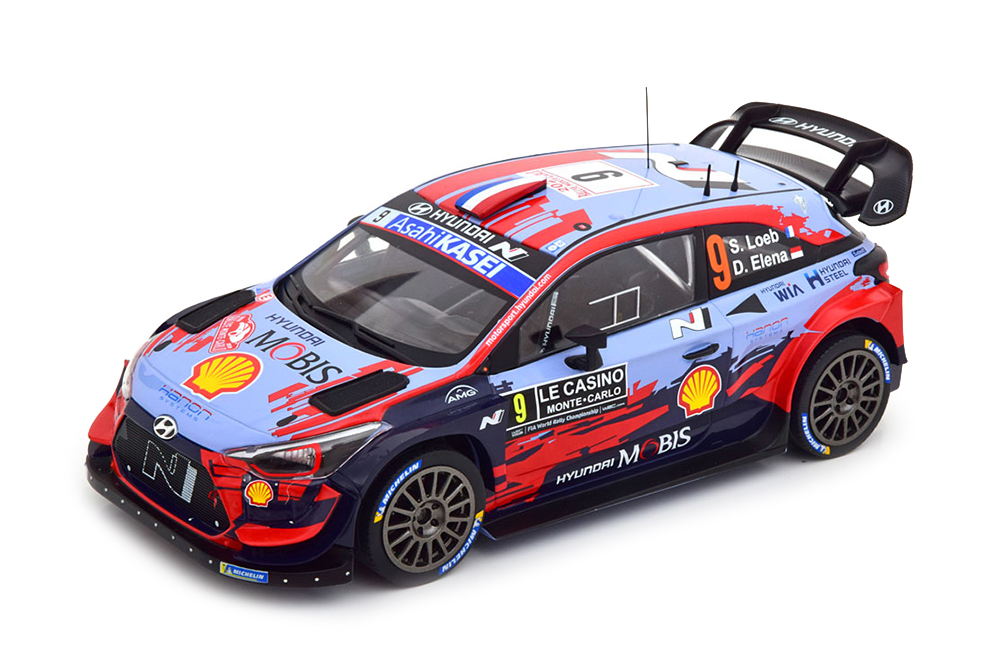 HYUNDAI I20 COUPE WRC #9 LOEB/ELENA 2 МЕСТО RALLY MONTE CARLO 2020