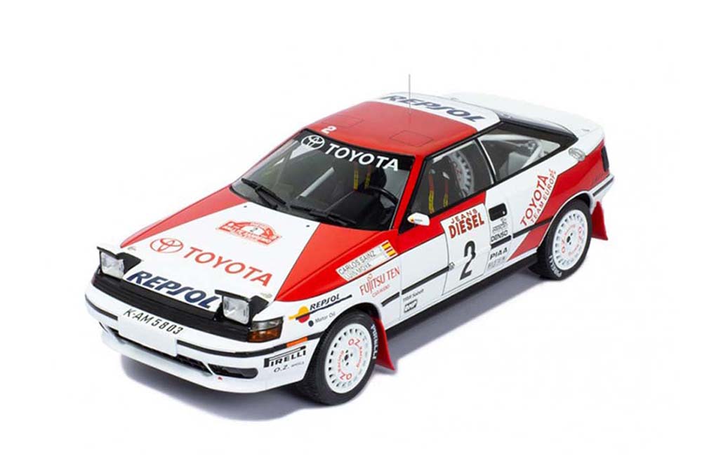 TOYOTA CELICA GT-FOUR (ST165) #2 MARLBORO TOYOTA TEAM SAINZ/MOYA 3 МЕСТО RALLY SAN REMO ЧЕМПИОН МИРА 1990