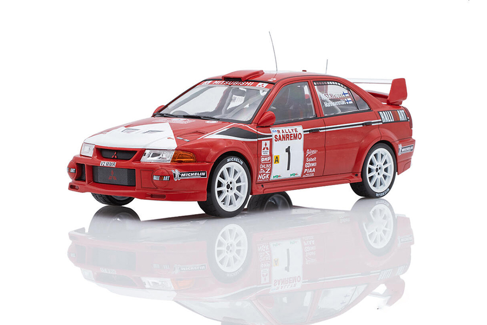 MITSUBISHI LANCER RS EVO VI #1 MARLBORO MITSUBISHI RALLIART MAKINEN/MANNISENMAEKI WINNER RALLY SAN REMO ЧЕМПИОН МИРА 1999