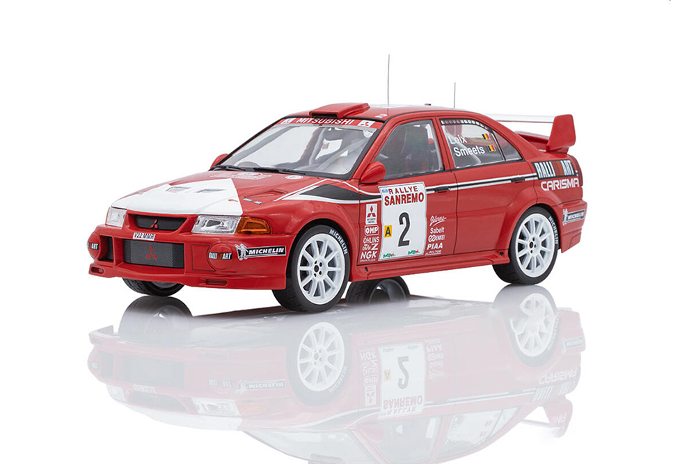 MITSUBISHI CARISMA GT EVO VI #2 MARLBORO MITSUBISHI RALLIART LOIX/SMEETS 4 МЕСТО RALLY SAN REMO 1999