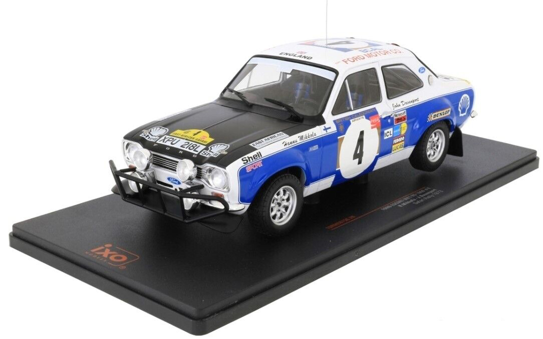 FORD ESCORT MKI RS 1600 #4 "FORD MOTOR CO. LTD" MIKKOLA/DAVENPORT SAFARI RALLY 1973