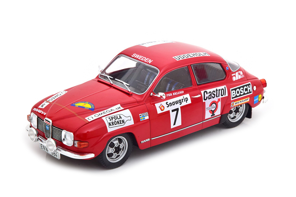 SAAB 96 V4 #7 "ARVIKA MK" EKLUND/CARLSSON RALLY SWEDEN 1973