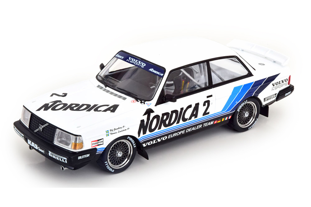 VOLVO 240 TURBO #2 "VOLVO EUROPE DEALER TEAM NORDICA" GRANBERG/LINDSTRÖM ПОБЕДИТЕЛЬ ETCC BRÜNN 1986