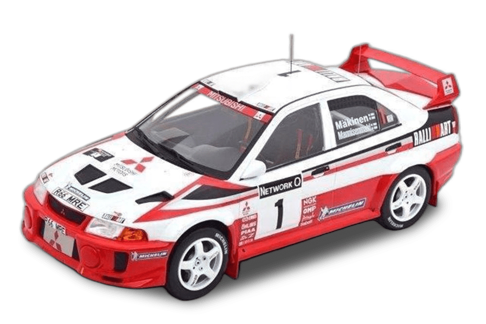MITSUBISHI LANCER EVO V #1 MITSUBISHI RALLIART MAKINEN/MANNISENMAKI RAC RALLY ЧЕМПИОН МИРА 1998