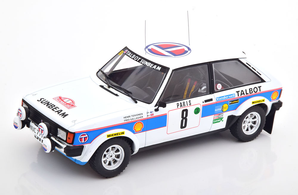 TALBOT SUNBEAM LOTUS NO 8 RALLY MONTE CARLO 1981