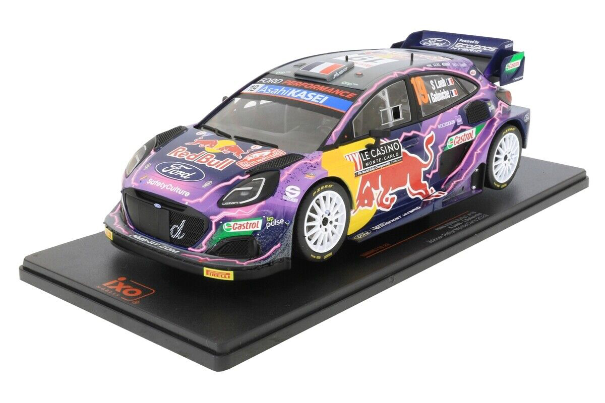 FORD PUMA RALLY1 #19 "RED BULL M-SPORT FORD WRT" LOEB/GALMICHE ПОБЕДИТЕЛЬ RALLY MONTE CARLO 2022
