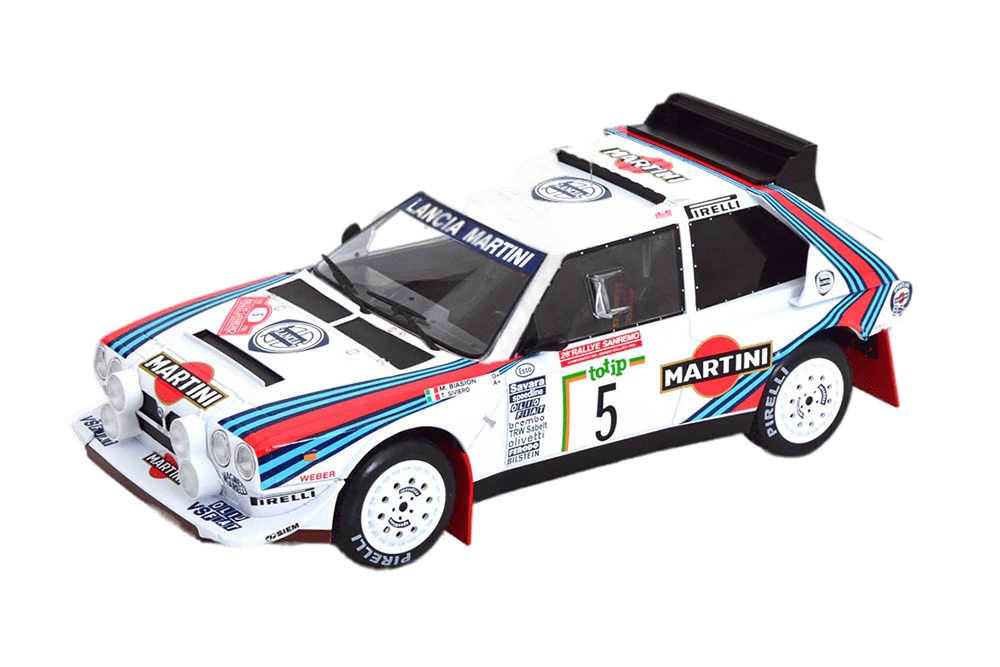 LANCIA DELTA S4 #5 MARTINI LANCIA BIASION/SIVIERO (С ЛЮСТРОЙ) 3 МЕСТО RALLY SAN REMO 1986