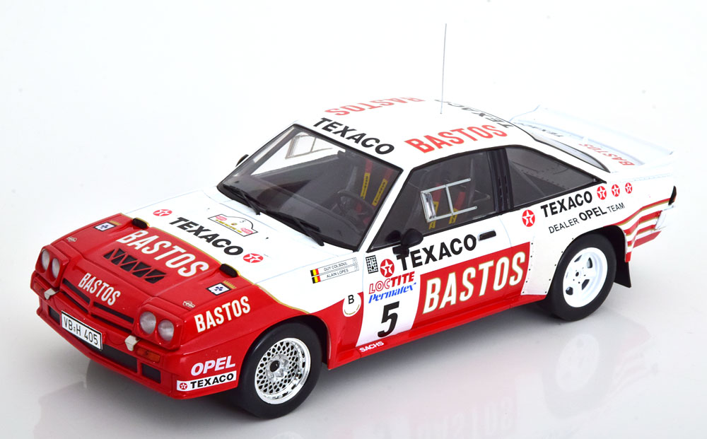 OPEL MANTA 400 NO 5 RALLY YPRES 1985 BASTOS