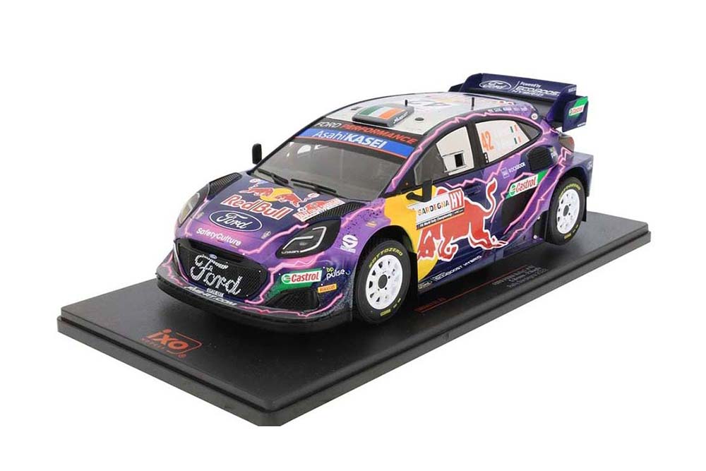 FORD PUMA RALLY1 #42 "RED BULL M-SPORT FORD WRT" BREEN/NAGLE 2 МЕСТО RALLY SARDINIA 2022