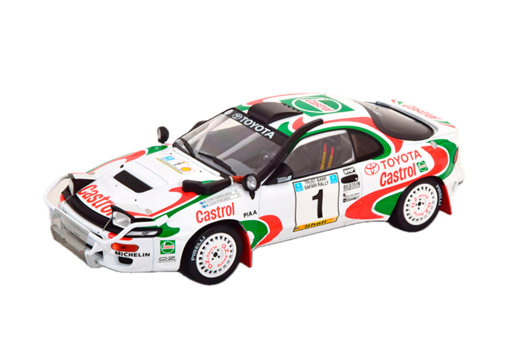 TOYOTA CELICA TURBO 4WD (ST185) #1 "TOYOTA CASTROL TEAM" KANKKUNEN/PIIRONEN ПОБЕДИТЕЛЬ SAFARI RALLY KENYA ЧЕМПИОН МИРА 1993