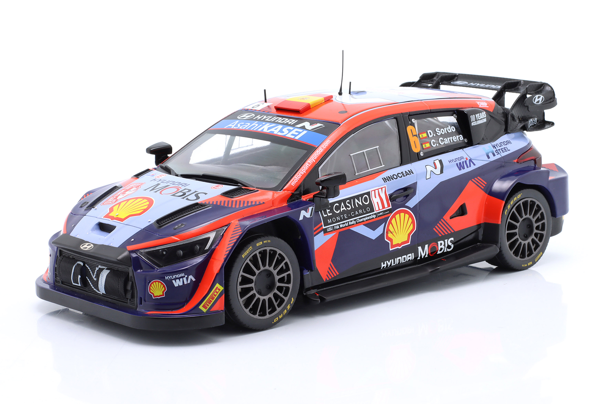 HYUNDAI I20 N RALLY1 #6 RALLYE MONTE CARLO 2023 SORDO, CARRERA / ХЕНДЭ I20 RALLY1 РАЛЛИ МОНТЕ-КАРЛО СОРДО КАРРЕРА