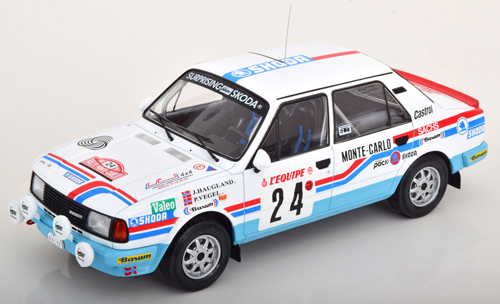 SKODA 130L NO 24 RALLY MONTE CARLO 1987