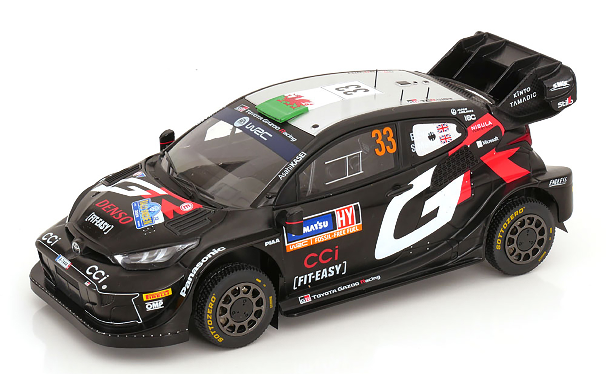 TOYOTA GR YARIS RALLY 1 HYBRID NO.33, RALLY SWEDEN 2024 EVANS / MARTIN / ТОЙОТА ГР ЯРИС РАЛЛИ 1 ГИБРИД 33 ШВЕЦИЯ ЕВАНС МАРТИН
