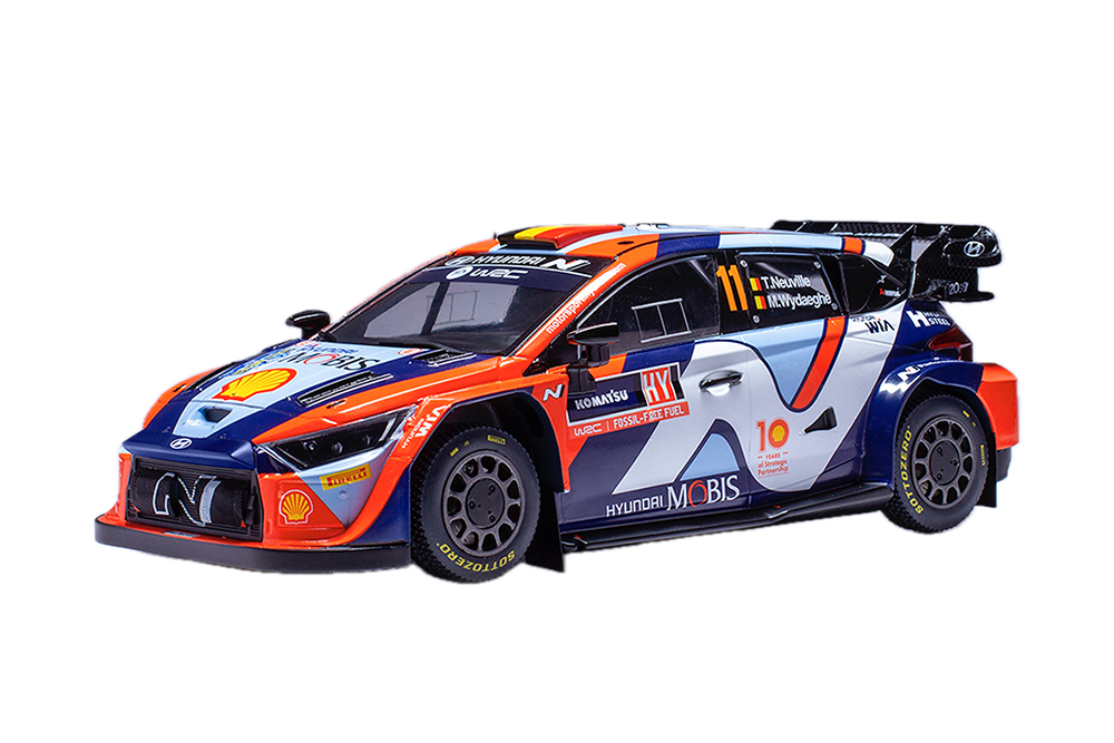 HYUNDAI I20 N RALLY1 #11 "HYUNDAI SHELL MOBIS WRT" NEUVILLE/WYDAEGHE 4 МЕСТО RALLY SWEDEN ЧЕМПИОН МИРА 2024