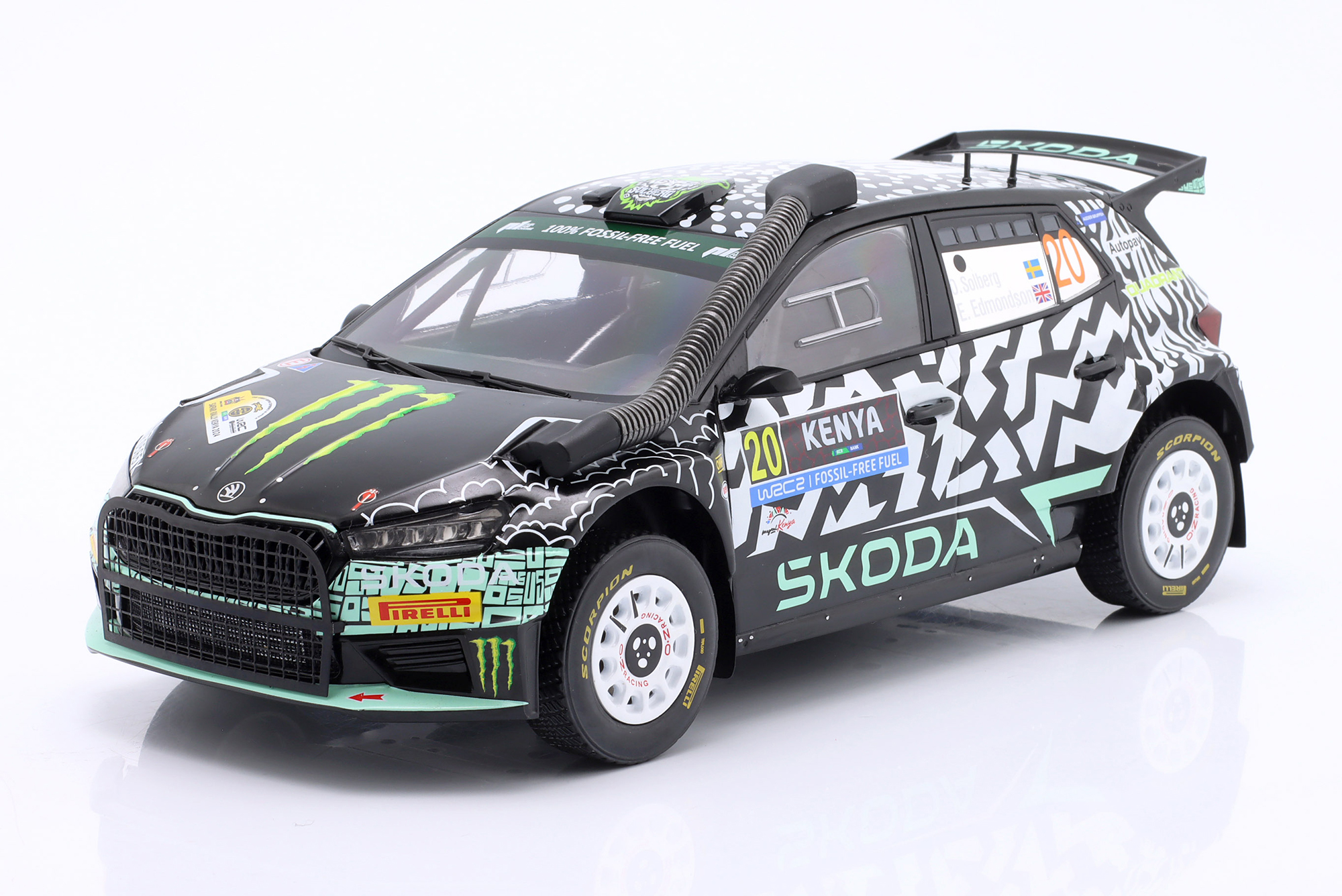ŠKODA FABIA RS RALLY2 #20 7TH RALLY KENYA 2024 SOLBERG, EDMONDSON / КОДА ФАБИА RS RALLY2 7 МЕСТО РАЛЛИ КЕНЯ СОЛБЕРГ ЕДМОНДСОН