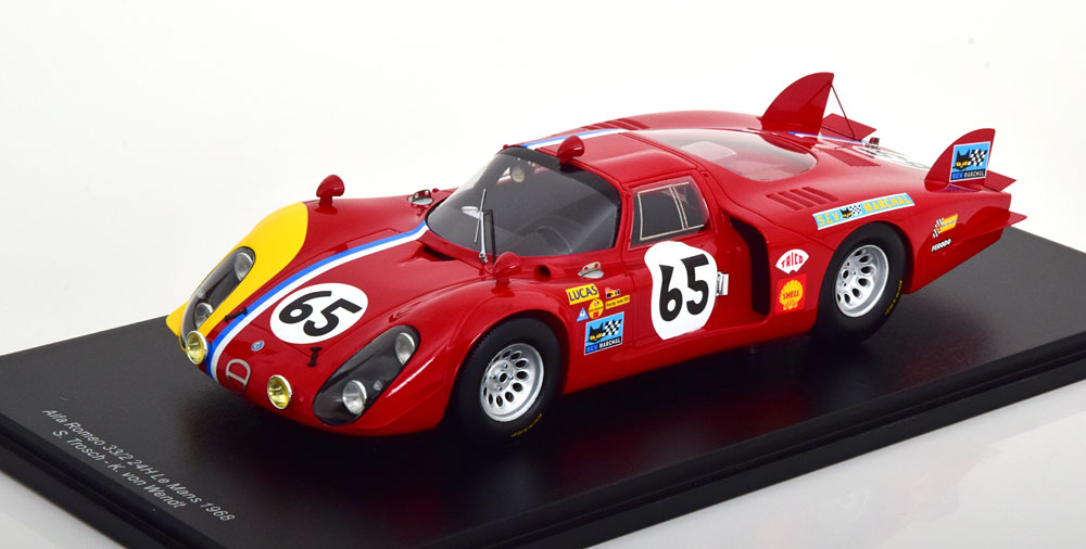 ALFA ROMEO TIPO 33/2 NO 65 24H LE MANS 1968