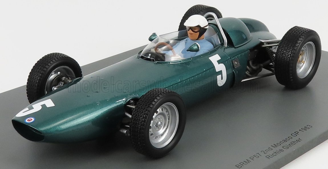 BRM F1 N5 MONACO GP (1963) R.GINTHER, GREEN MET