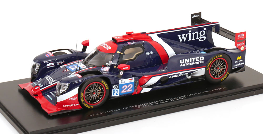 ORECA 07 GIBSON WINNER LMP2 CLASS 24H LE MANS 2024